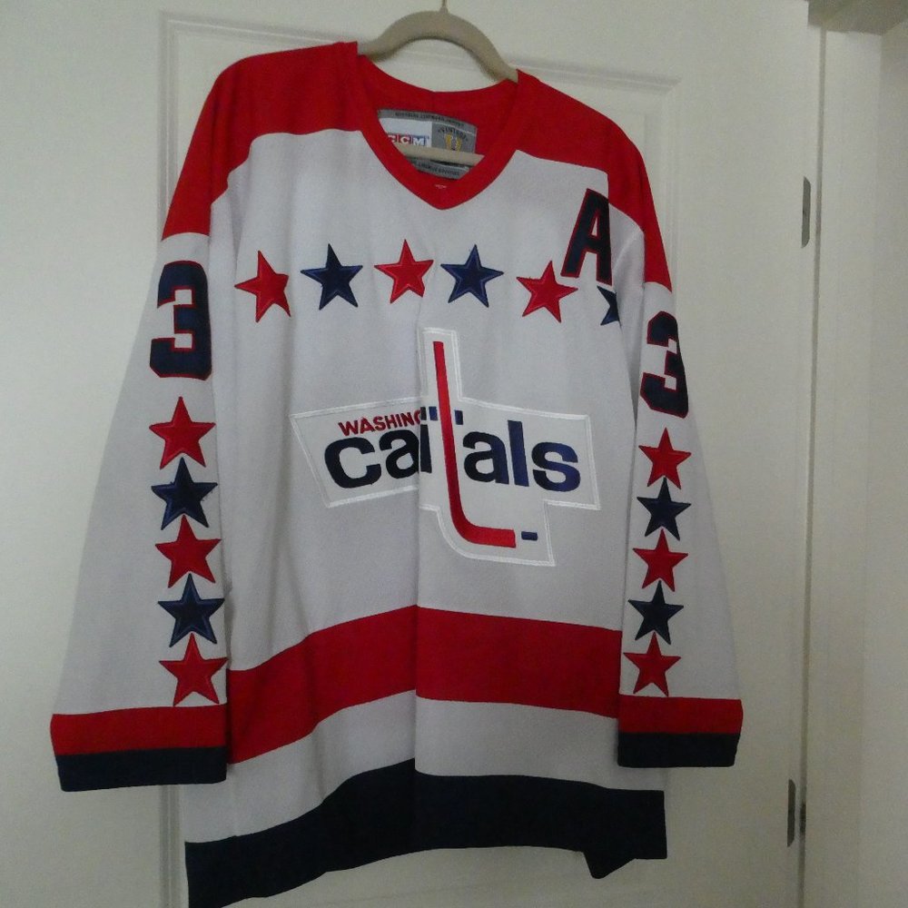 Scott Stevens Vintage CCM Capitals Jersey